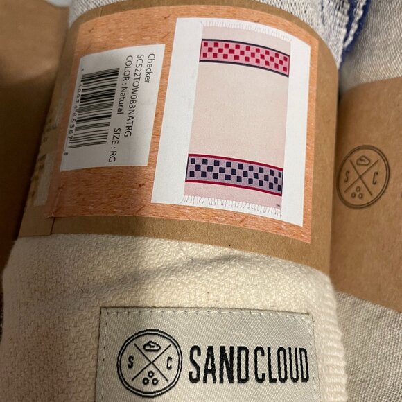 BRAND NEW Sand Cloud Checker Towel - Picture 2 of 2